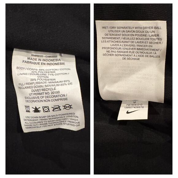 Nike Sportswear Tech Men's Oversized Puffer Jacket Size Medium - Picture 11 of 13